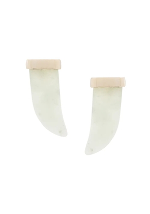 Iosselliani Elegua horn earrings - Metallic