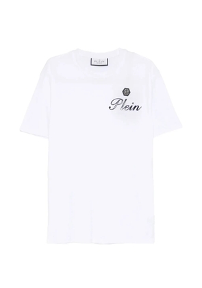 Philipp Plein logo-detail T-shirt - White
