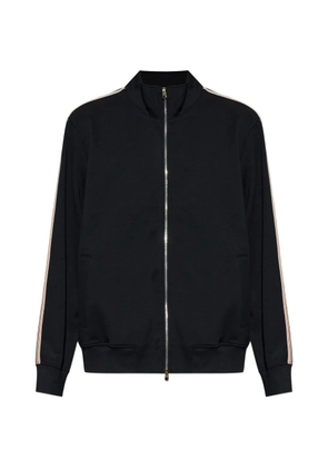 Paul Smith zip striped sweatshirt - Black