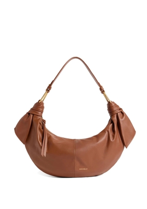 Coccinelle medium Furoshiki knotted shoulder bag - Brown