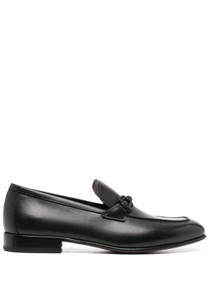 Ferragamo buckle-detail leather loafers - Black