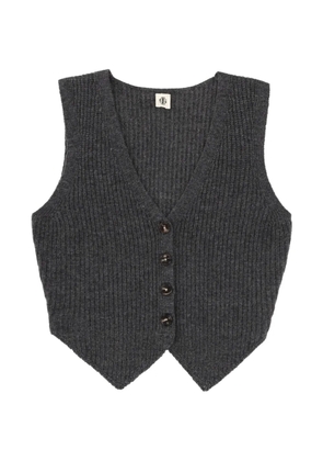 The Garment V-neck vest - Grey