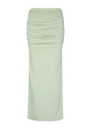 ENTIRE STUDIOS Surge draped maxi skirt - Green