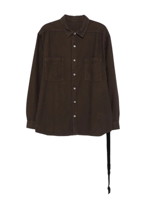 Rick Owens DRKSHDW button-fastening pocket shirt - Brown