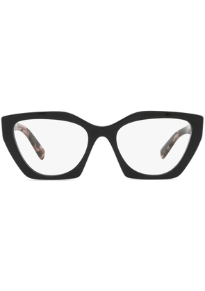 Prada Eyewear tortoiseshell-arms glasses - Black