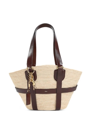 Chloé large Kerala 25 charm-detail shoulder bag - Neutrals