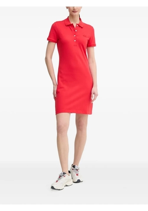 Lacoste short-sleeve polo mini dress - Red