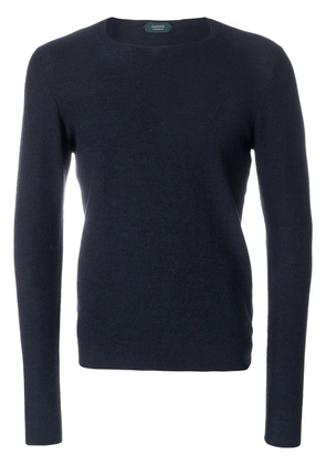 Zanone crew neck jumper - Blue