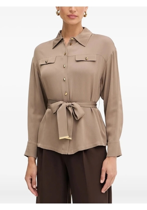 MARCIANO by GUESS pocket-belted shirt - Neutrals