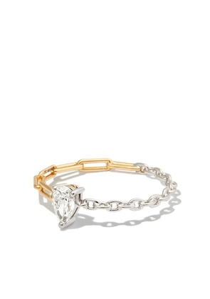 Yvonne Léon 18kt yellow and white gold diamond ring