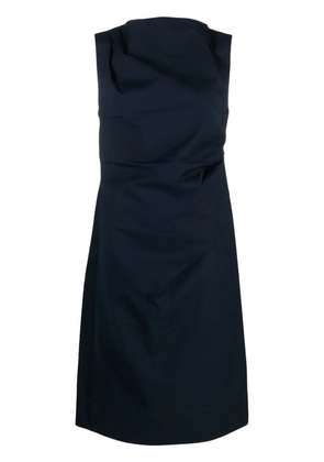 Co gathered sleeveless midi dress - Blue