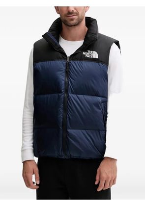 The North Face Retro Nuptse hooded quilted gilet - Blue