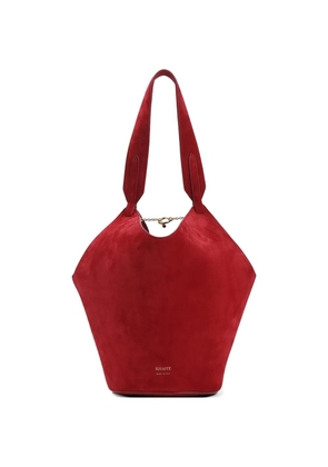 KHAITE small Lotus tote bag - Red