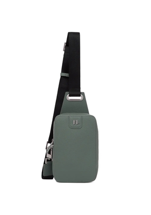 Karl Lagerfeld monogram leather shoulder bag - Green