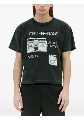 CIRCLE HERITAGE Boombox T-shirt - Black