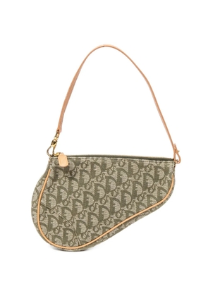 Christian Dior Pre-Owned monogram shoulder bag - Green