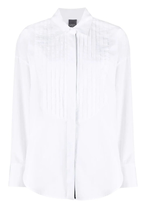 Lorena Antoniazzi ribbed long-sleeved shirt - White