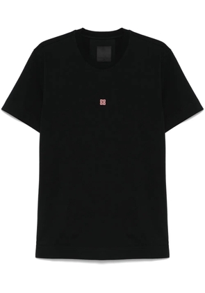 Givenchy 4G-embroidery cotton T-shirt - Black