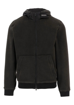 Woolrich zip-up fleece hoodie - Black