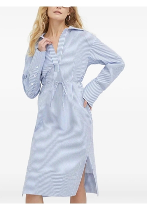 HERSKIND striped midi dress - White
