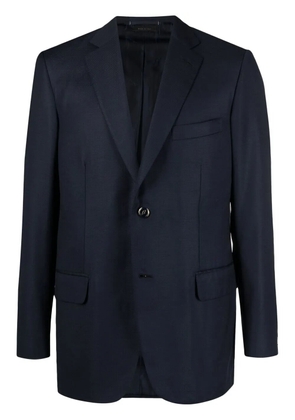 Brioni fitted single-breasted blazer - Blue