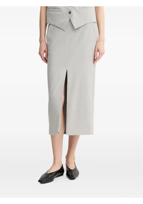 Day Birger Et Mikkelsen side-split midi skirt - Grey