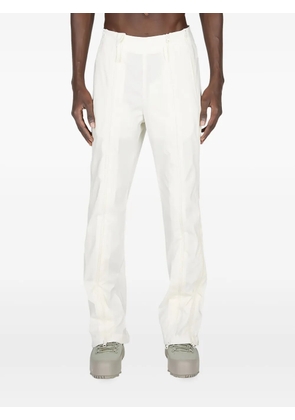 Post Archive Faction zip-detail trousers - White