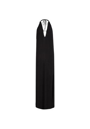Karl Lagerfeld signature lurex dress - Black