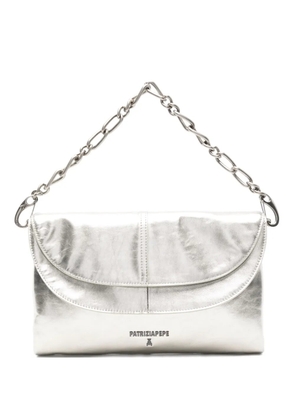 Patrizia Pepe metallic-effect shoulder bag - Silver