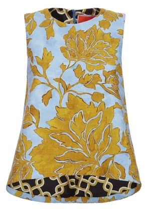 La DoubleJ La Scala cotton-blend top - Yellow