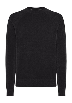 RRD velvet round sweater - Black