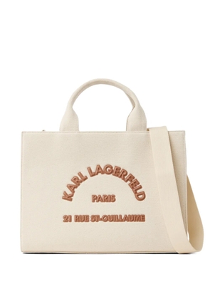 Karl Lagerfeld medium Rue St-Guillaume tote bag - Neutrals