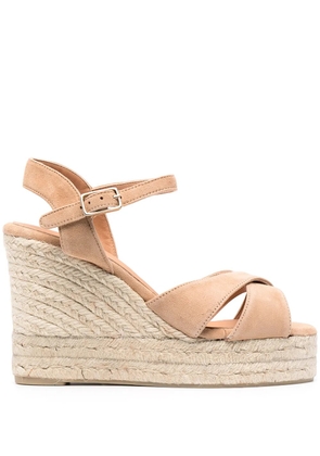 Castañer Blaudello wedge-heel espadrilles - Neutrals