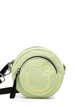 HUGO logo circular small crossbody bag - Green