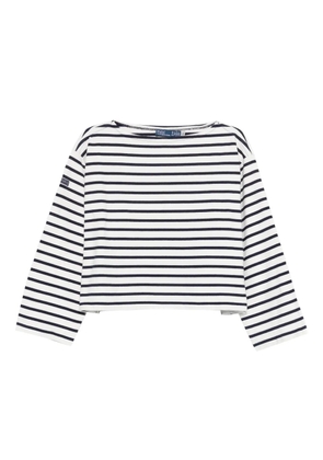 Polo Ralph Lauren striped-pattern sweatshirt - White