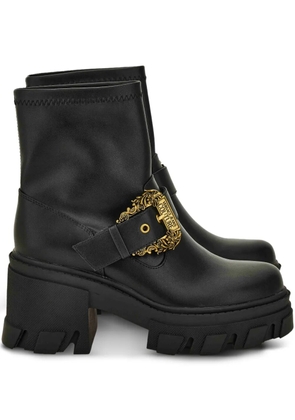 Versace Jeans Couture buckle-embellished boots - Black