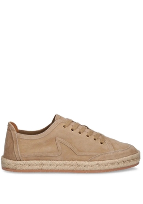 Paul & Shark suede lace-up sneakers - Brown