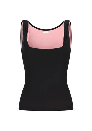 Magda Butrym square-neck tank top - Black