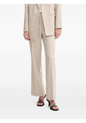 Bruuns Bazaar ApricotBBEleza pinstripe trousers - Neutrals