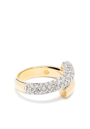 Swarovski Dextera crystal-embellished ring - Gold
