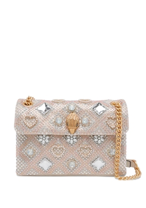 Kurt Geiger London crystal-embellishment shoulder bag - Neutrals