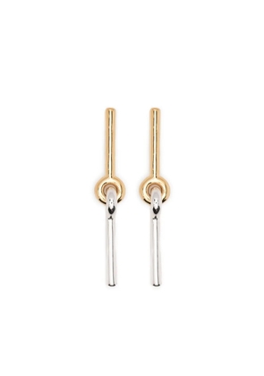 Uncommon Matters lock stick earrings - Gold