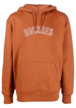 Dickies Construct logo-print pullover hoodie - Orange