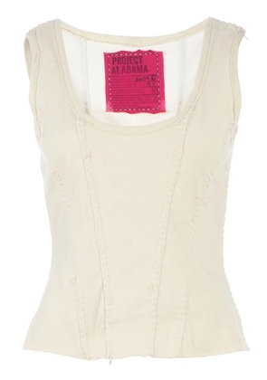 Projet Alabama scoop neck tank top - White