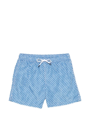 Fedeli floral swim shorts - Blue