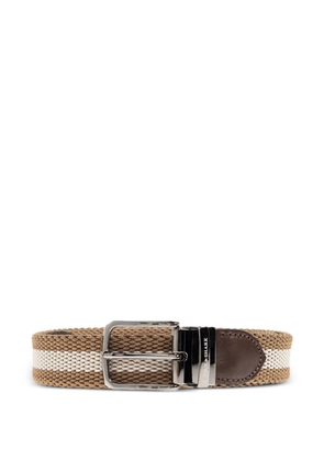Paul & Shark striped woven belt - Neutrals