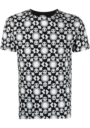 10 CORSO COMO graphic print short-sleeved T-shirt - Black