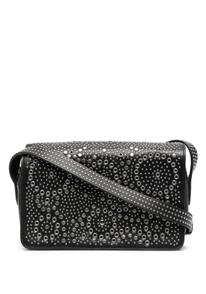 10 CORSO COMO stud-embellished flap camera bag - Black