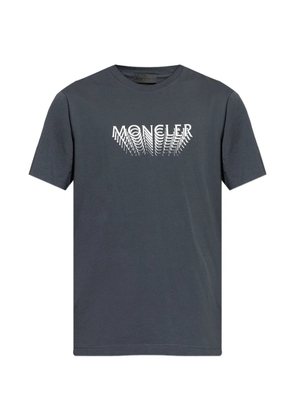 Moncler logo printed T-shirt - Grey