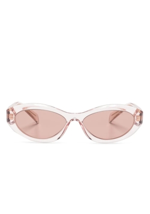 Prada Eyewear 26ZS oval-frame sunglasses - Pink